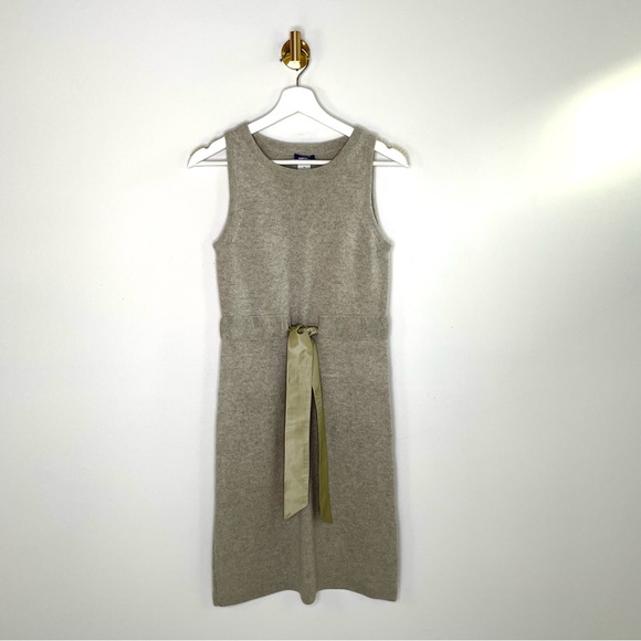 Y2K Archival | J.Crew x Sontuosa Cashmere Collab | Femme Celadon Sweater Dress - Picture 2 of 11
